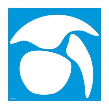 Stencil Pintura Orgânica Abstrato 03 - 30x30