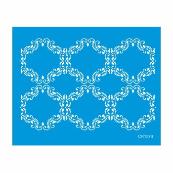Stencil Arabesco Decorativo